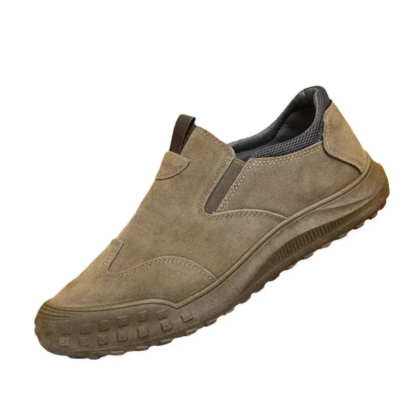 Модная мужская спортивная обувь, новая мода, ретро, нескользящая, рабочая обувь для скалолазания, легкая, трендовая, повседневная обувь для отпуска 2024 г.