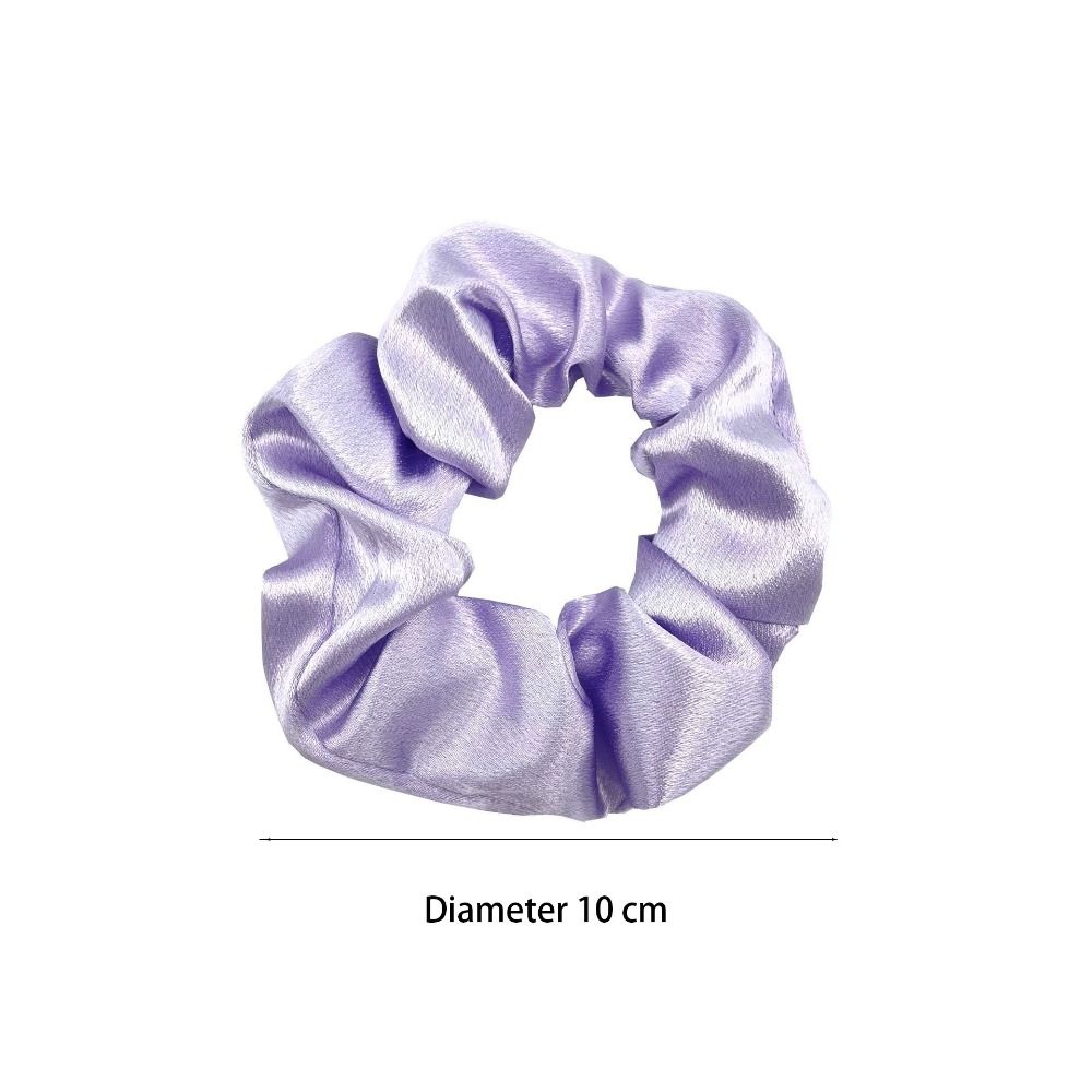 Сплошные цветные резинки для волос, имитация шелковых эластичных резинок для волос, мягкое кольцо для волос для девочек