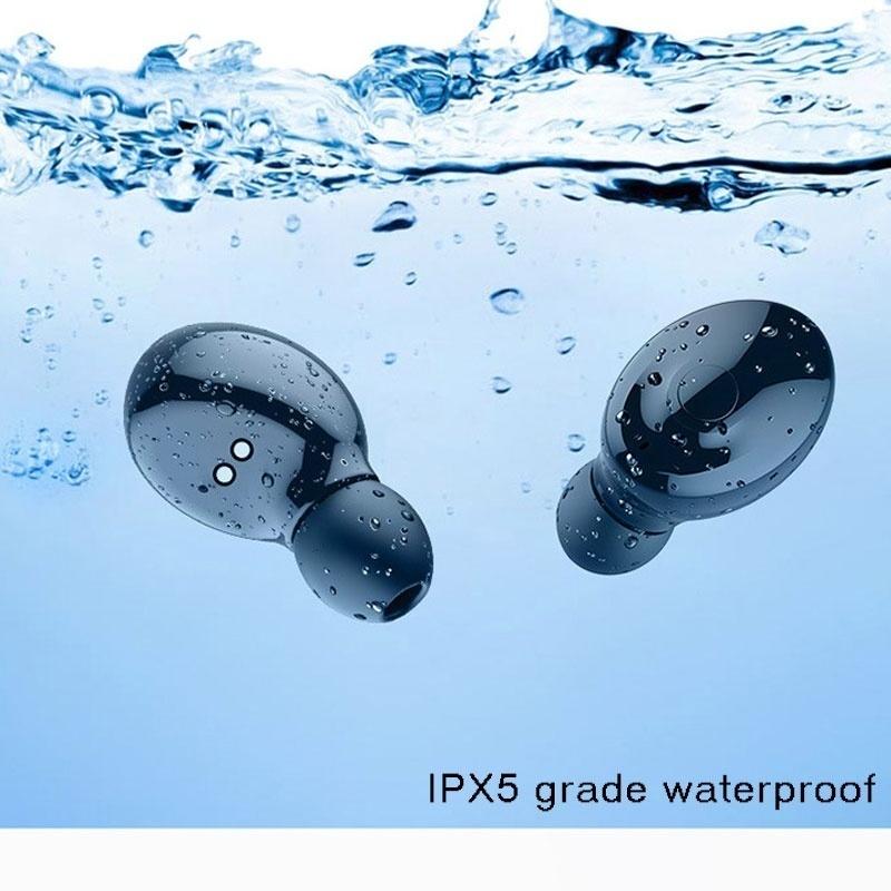 Автомобильные беспроводные наушники стерео Bluetooth-гарнитура спортивные наушники-вкладыши с зарядкой через USB-порт, двойные наушники