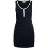 Gucci Женские майки Синие С круглым вырезом Умеренный прямой крой 754062-XKDCR-1142