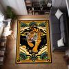 Parrot and Tiger Rug Exotic Rug Non-slip Rug Tropical Rug Vibrant Animal Rug Animal Rug Design Rug Modern Printed Rug Patio Rug