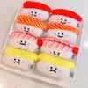 Salmon Sushi Plush Doll Keychain Key Buckle Plush Doll Toy Sweet Decoration