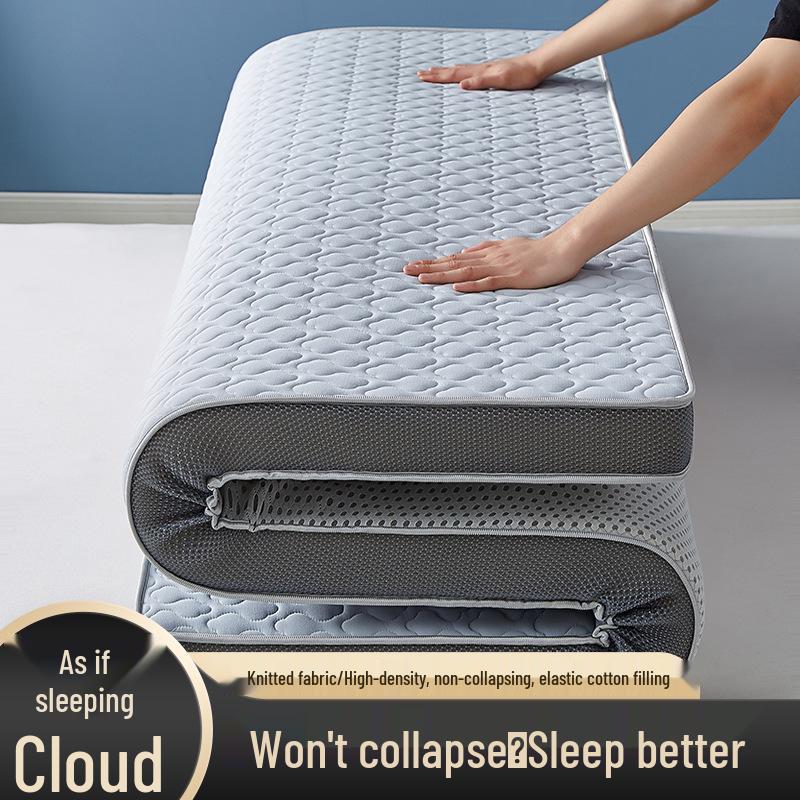 Thick Soft Latex Tatami Mattress Pad for Dorms and Single Beds