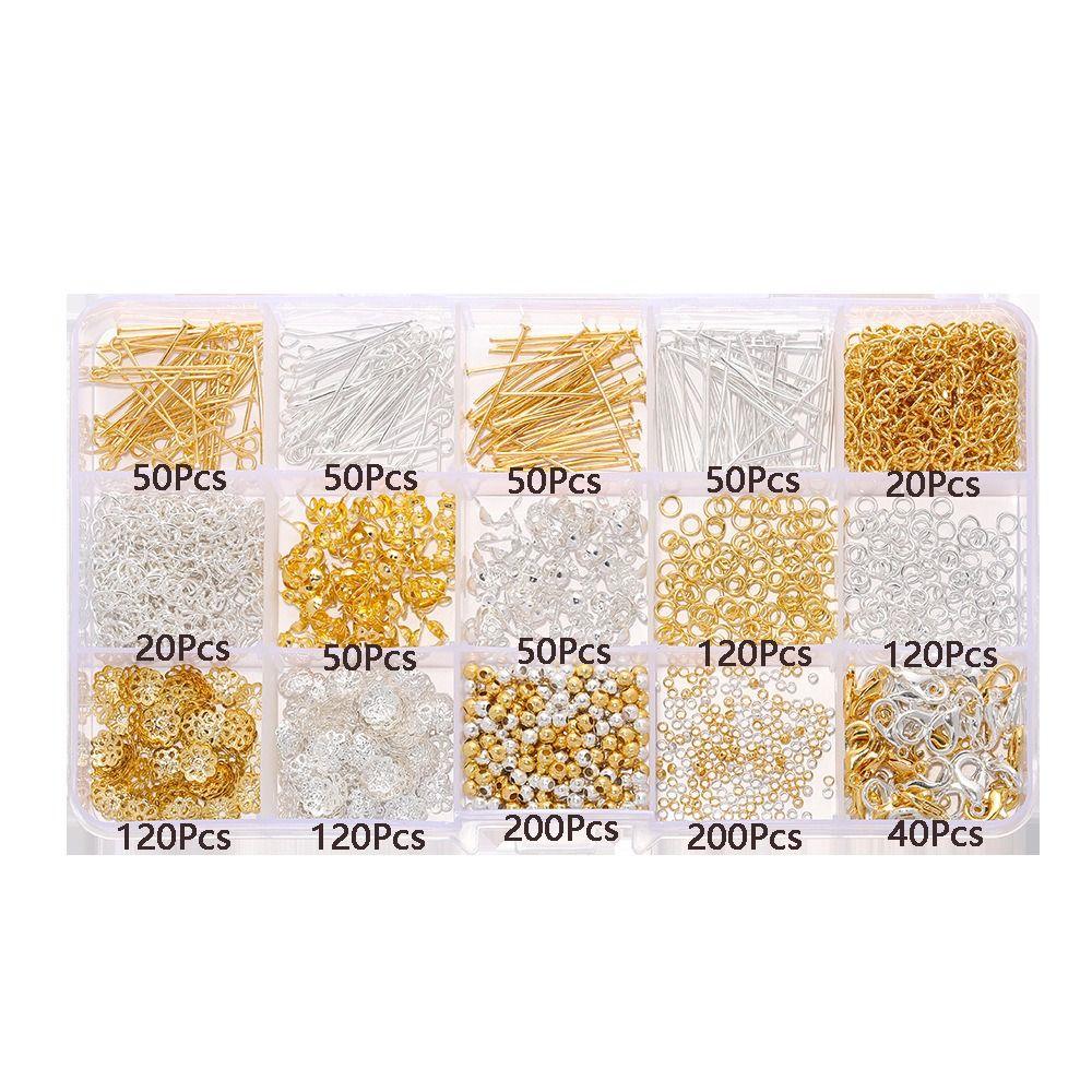 Lobster Clasps Jewelry Making Kit 15 Grids Bracelet Making Tools Earring Making Supplies