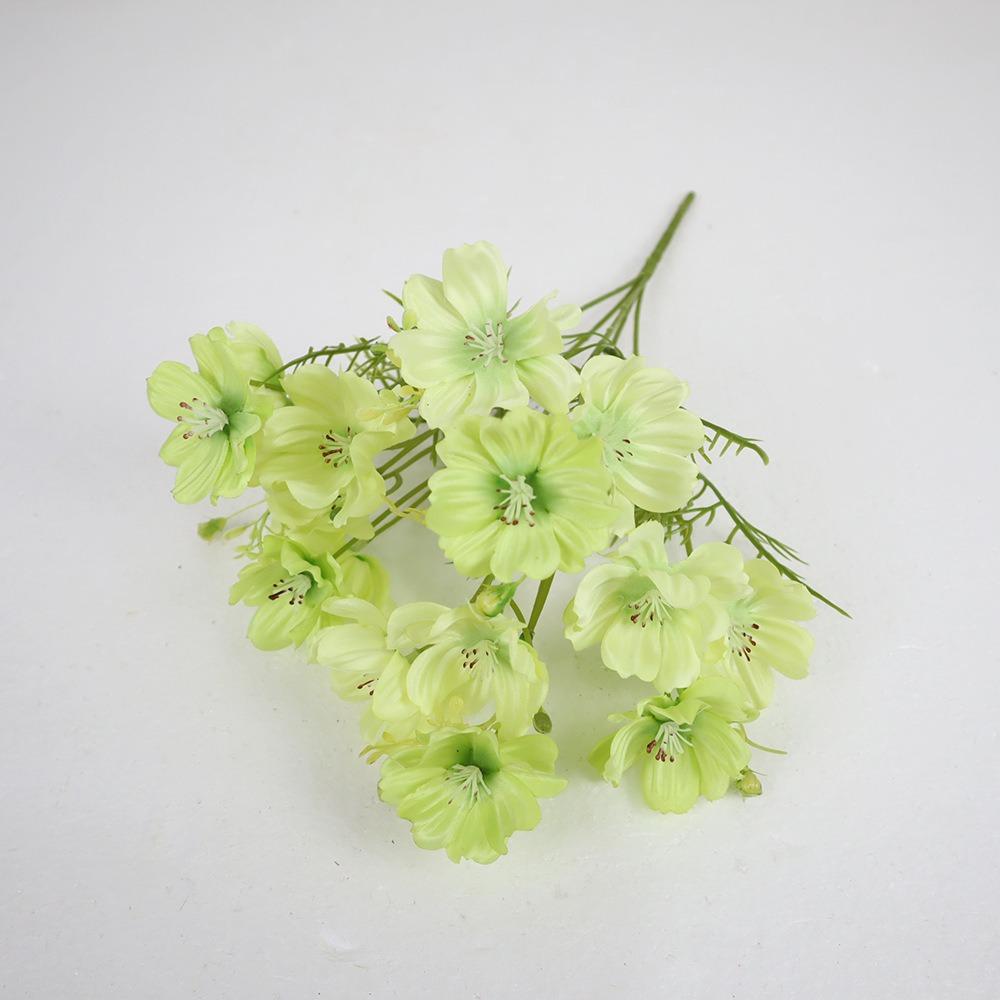 New Silk Cloth Fake Flower DIY Floral Materials Soft Flower Bouquet Realistic Chrysanthemum Valentine's Day Gift
