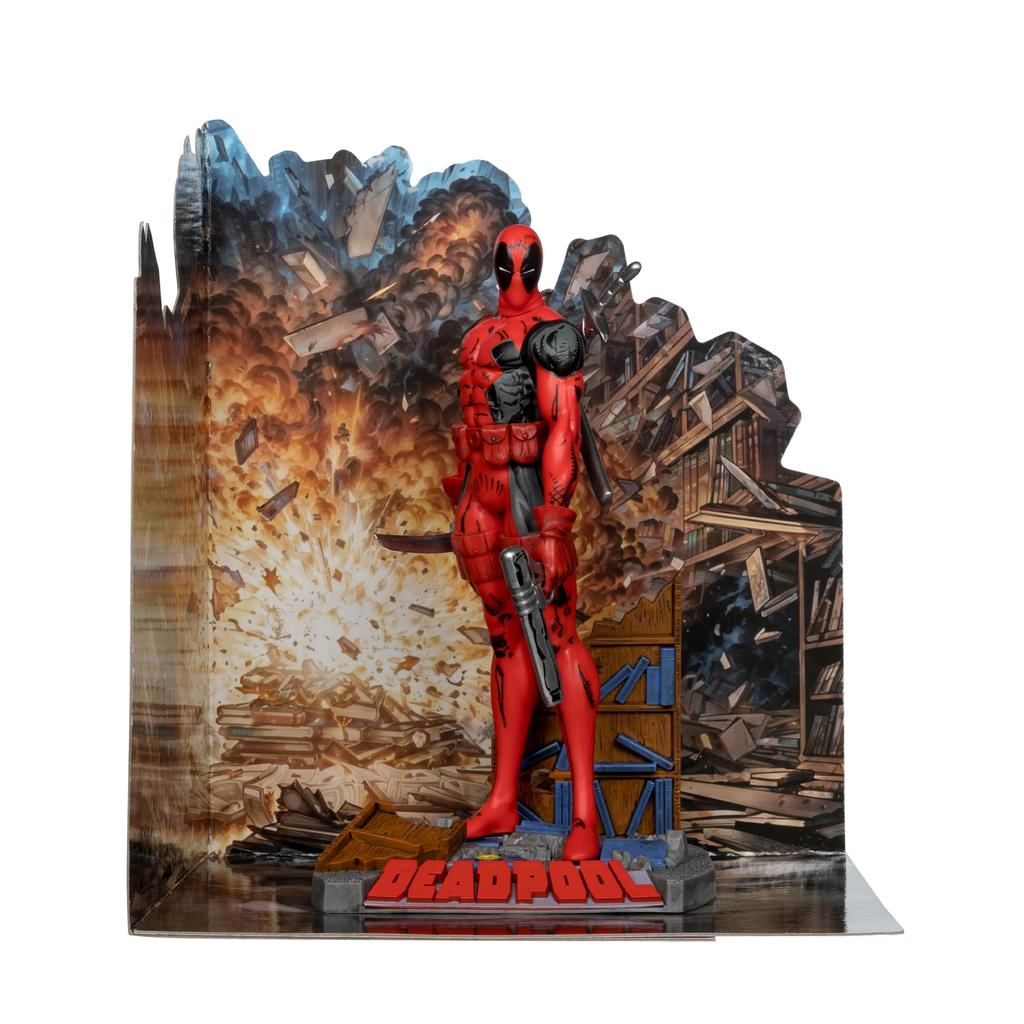 Marvel Deadpool Scale Pose Figure с мутантами сцены McFarlane Toys 110 (Новый #98)
