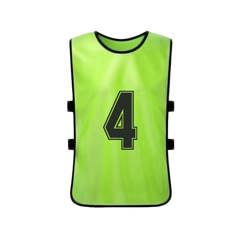 12 шт. Детские футбольные манишки 2 цвета Быстросохнущие футбольные майки Молодежные спортивные тренировочные номера Жилеты для тренировок