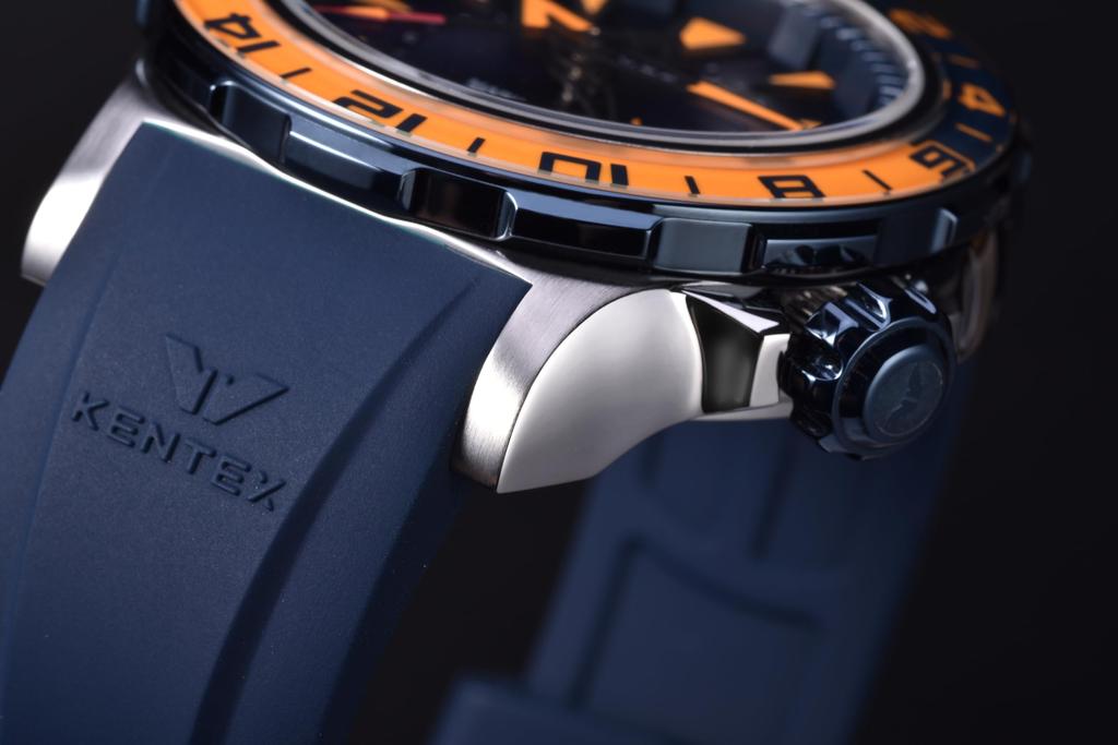 Часы MARINE GMT механические с автоматическим подзаводом, лимитированная серия из 88 экземпляров, синие [KENTEX] S820X-06 мужские