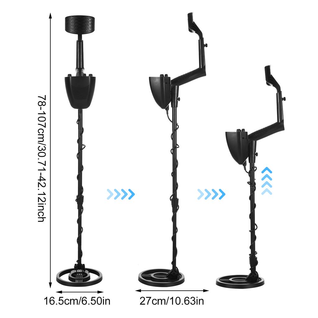 Metal Detectors for Adults & Kids High Accuracy Gold Detector Lightweight Metal Detectors for
