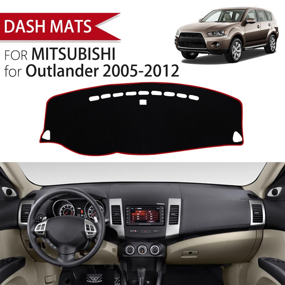 Для Mitsubishi Outlander 2005-2012 Автомобильный Коврик на Панель Приборов Защита от Солнца Накладка на Приборную Панель Ковер Аксессуары