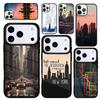 Чехол Case для iPhone 17 Air 16 Pro Max 15 Plus 11 13 Mini 14 12 Задняя крышка телефона с принтом Нью-Йорка