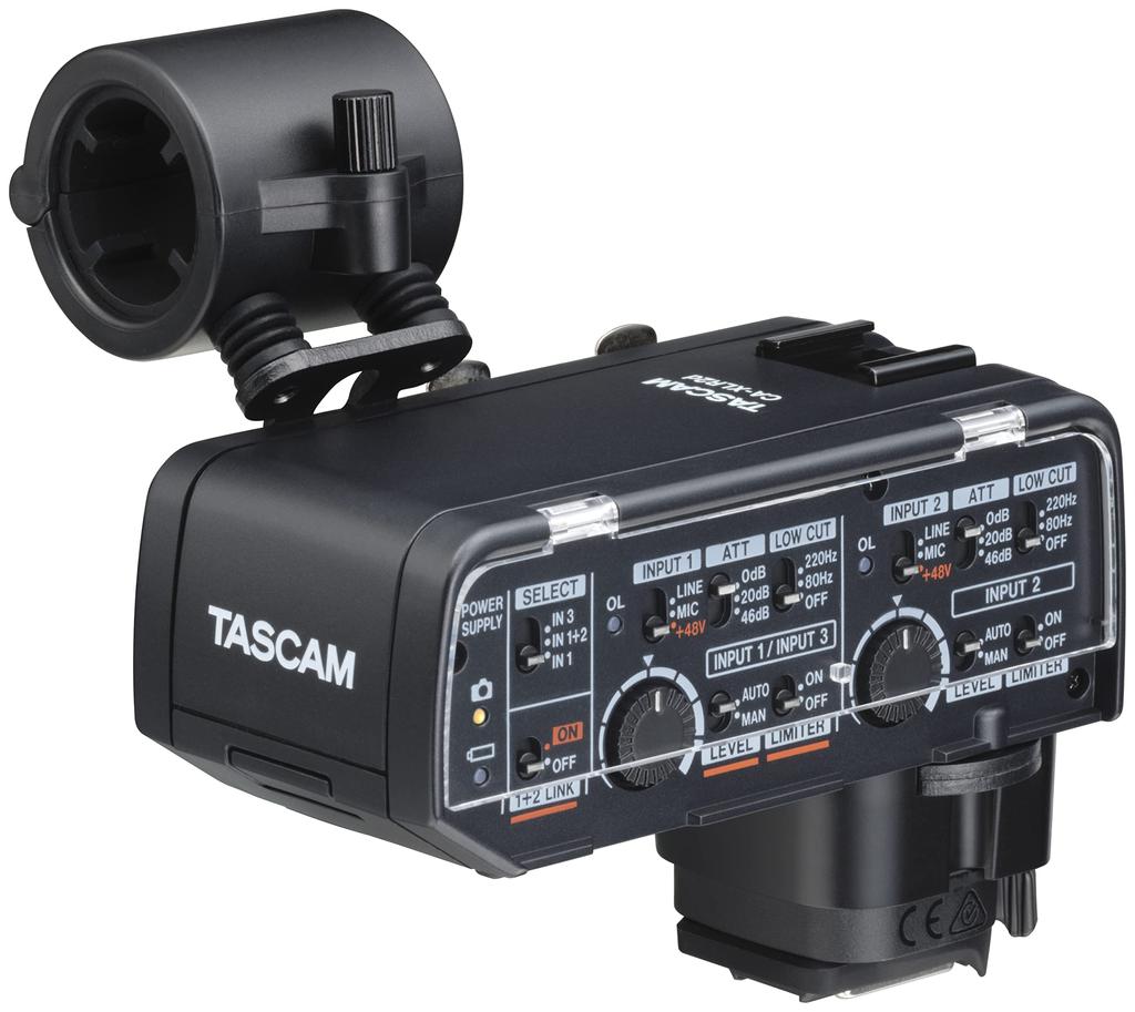 TASCAM XLR Microphone Adapter for Mirrorless Cameras Video Audio Recording Interview Interview Distribution Video Production CA-XLR2d-C (Canon Kit)