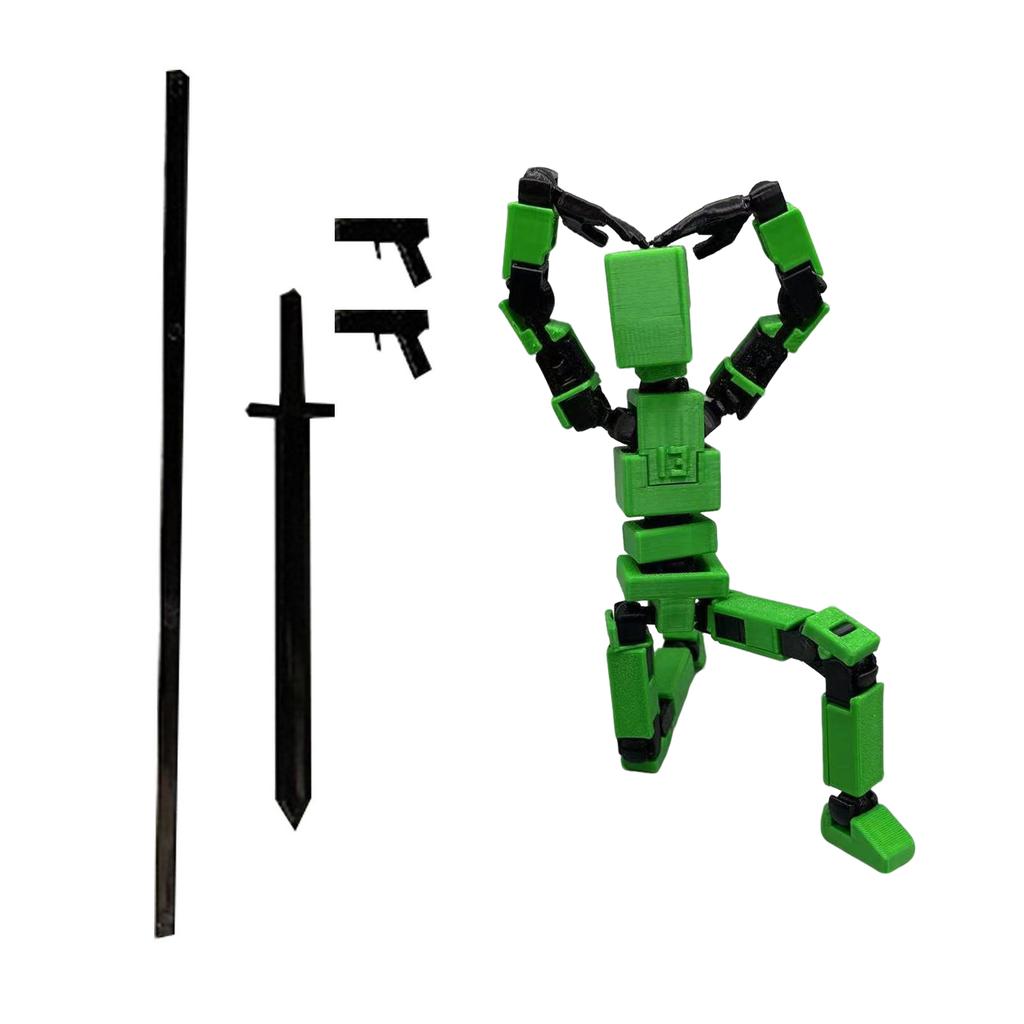 Multi- Movable Doll, Fully Articulated Mechanical Toy For Stress Relief