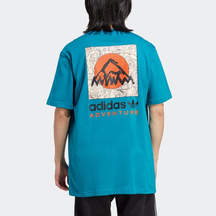 adidas Мужская футболка Originals Бирюзово-зеленая IC2362