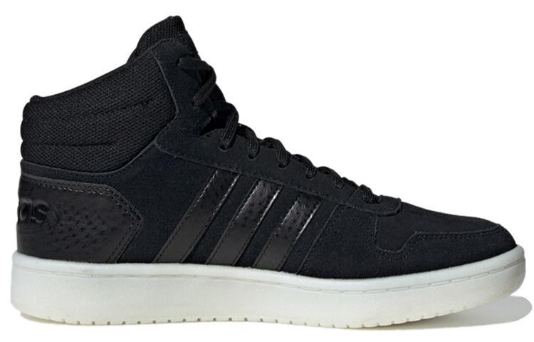 adidas Кроссовки Hoops 2.0 Mid 'Черный Белый' Женские EE7893
