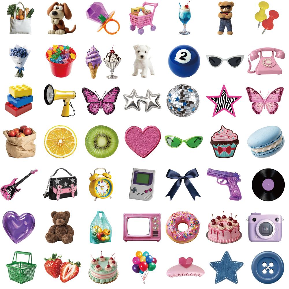 50/100PCS Y2K Style Stickers Notebook Bicycle Personalize Laptop Luggage Motorcycle Coffee Modern Skateboard Dormitory Sticker