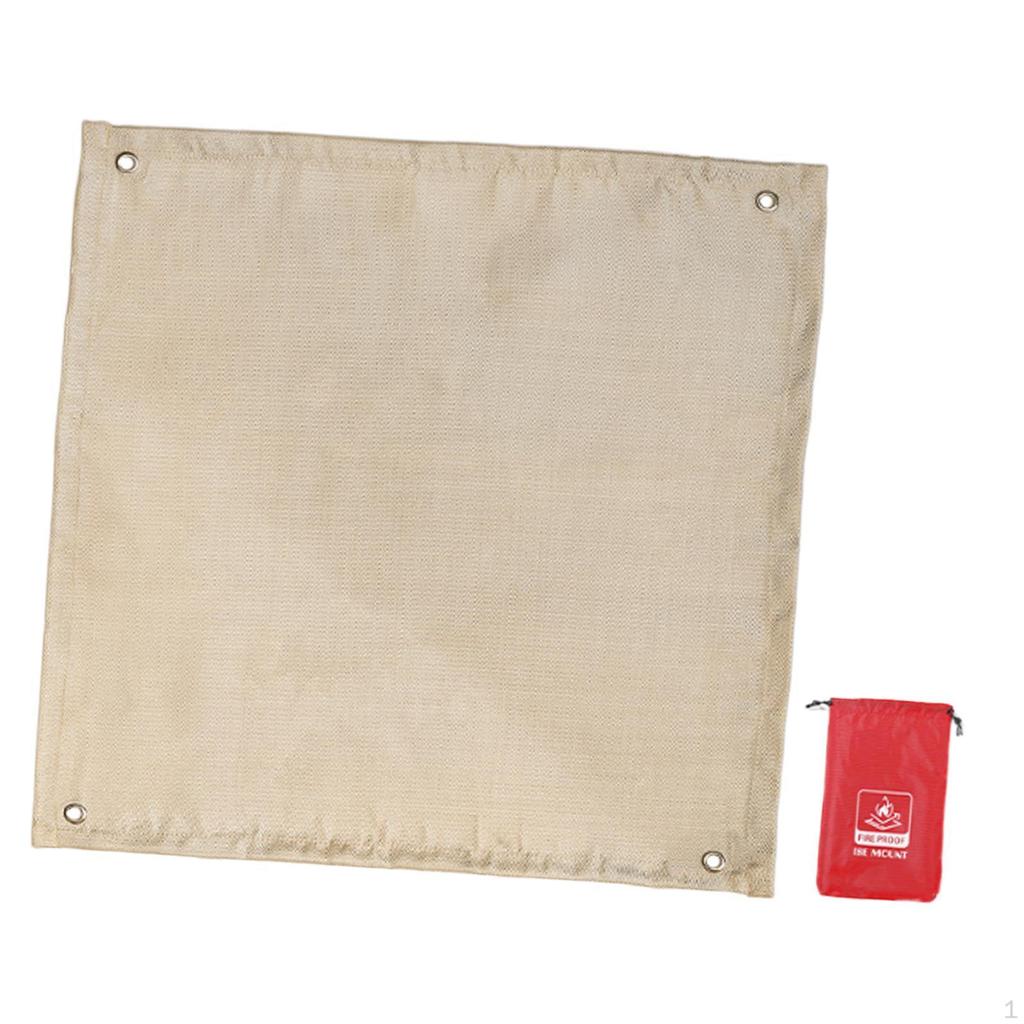 Костровой коврик для кемпинга, уличное огнестойкое одеяло, складной подарок, универсальный, огнестойкий