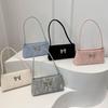 Fashion Bow Decoration Women's Shoulder Bag For Daily Used Square Casual Ladies Handbags Designer Underarm Bags
