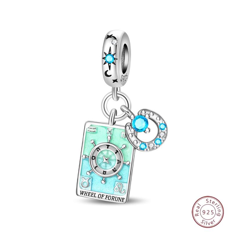 copper Charm Bead Charms Bead Charms Pendants Sun Moon Stars Magic Tarot Compatible With Authentic Bracelets Women Fine Jewellery Gift