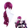 Игровой персонаж K/DA Evelynn, длинный вьющийся парик, карнавальный костюм KDA, термостойкие синтетические волосы, женские вечерние парики для косплея