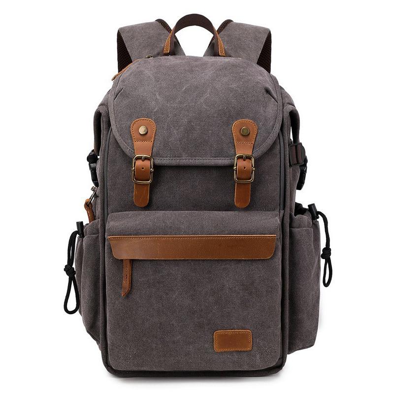 Ретро-холщовый рюкзак для камеры Micro Single Drone Universal Bag Сумка для зеркальной камеры Рюкзак Многофункциональная сумка для наружной камеры