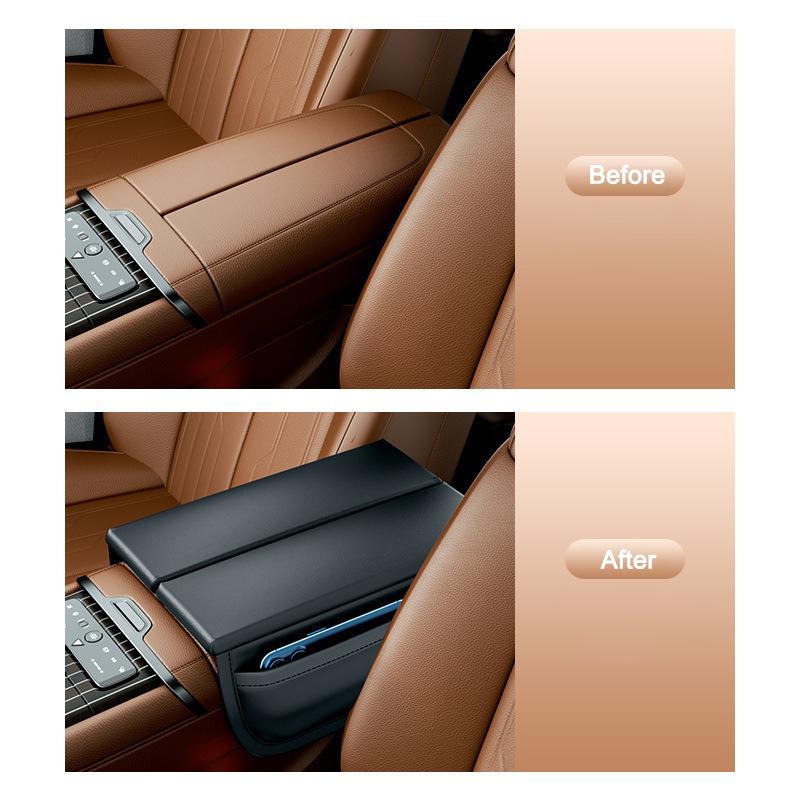 Car Armrest Storage Box Mat Arm Rest Protection Cushion For BMW X5 X6 F30 F34 F10 F20 G20 G30 F15 F16 1 3 5 7 Series Sticker AKI3