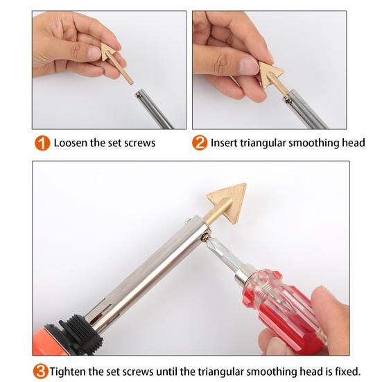 Пластиковый сварочный аппарат, паяльное жало, быстрый и легкий горячий степлер, набор инструментов для ремонта сварочной головки, наконечник сварочного аппарата