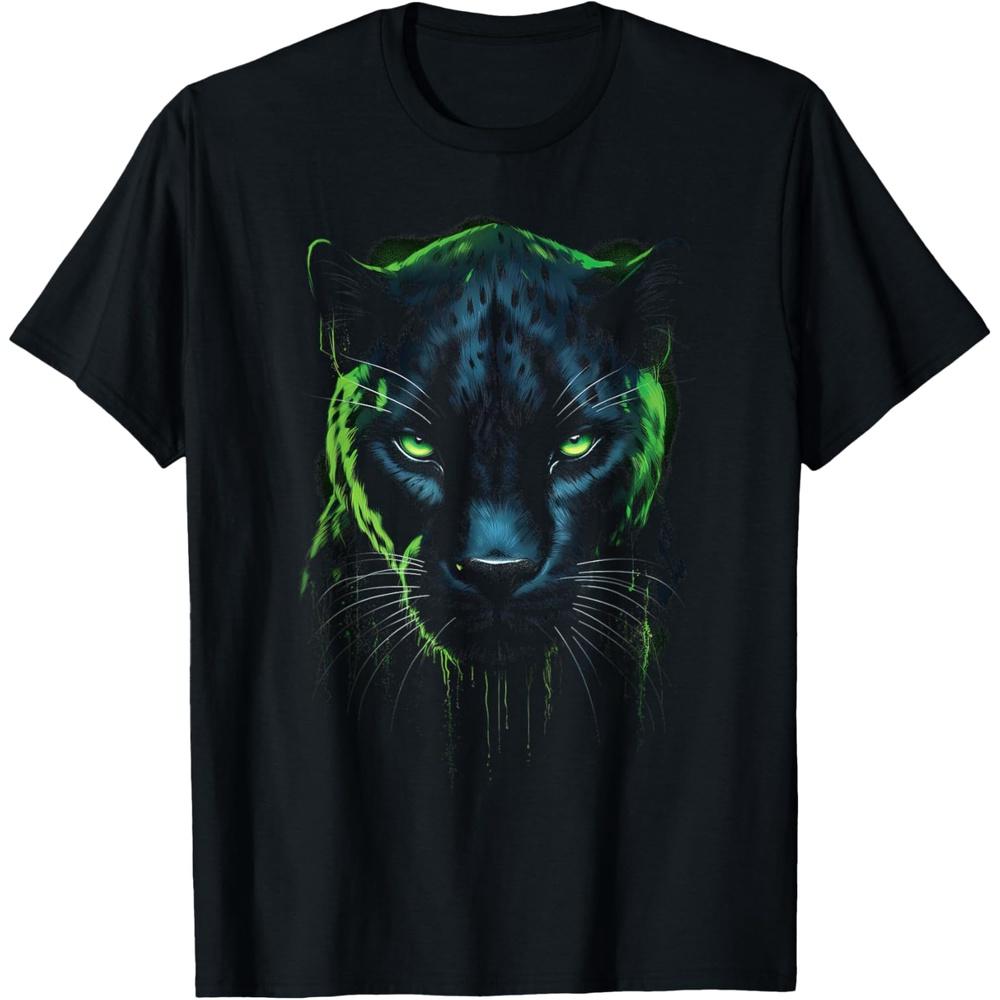 Panther with beautiful green eyes black panthers T-Shirt