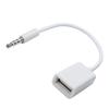 Универсальный 3,5 мм USB-AUX конвертер Соединительный шнур Подходит для воспроизведения звука и музыки в автомобиле, подключения стереоисточников