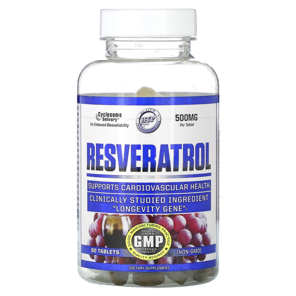 Resveratrol, 500Mg, 90 Tablets