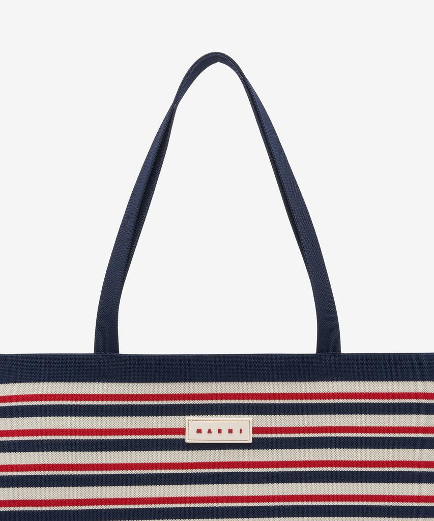 Marni Flat Jacquard Knit Tote Bag - Multicolor / Shmq0075A0P6485Zo728