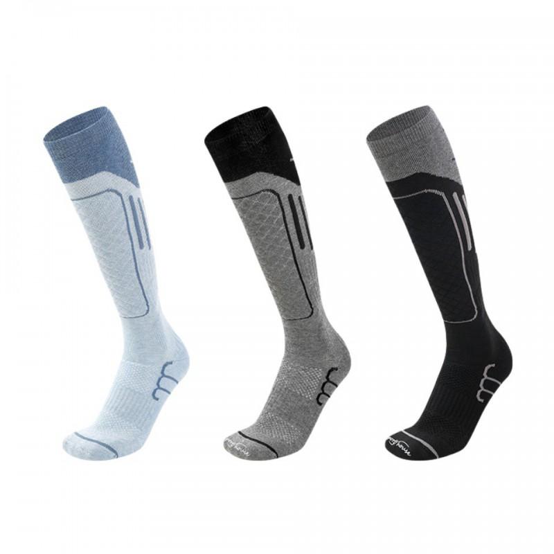 Men Women Warm Thick Ski Socks Compression Wool Blend Hiking Running Cycling Winter Sports