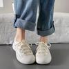 Весенние новые маленькие белые туфли женские уличные туфли для стрельбы повседневные универсальные дышащие модные туфли на плоской подошве