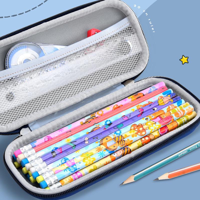 Пенал большой емкости EVA с 3D-мультяшным принтом для учеников начальной школы