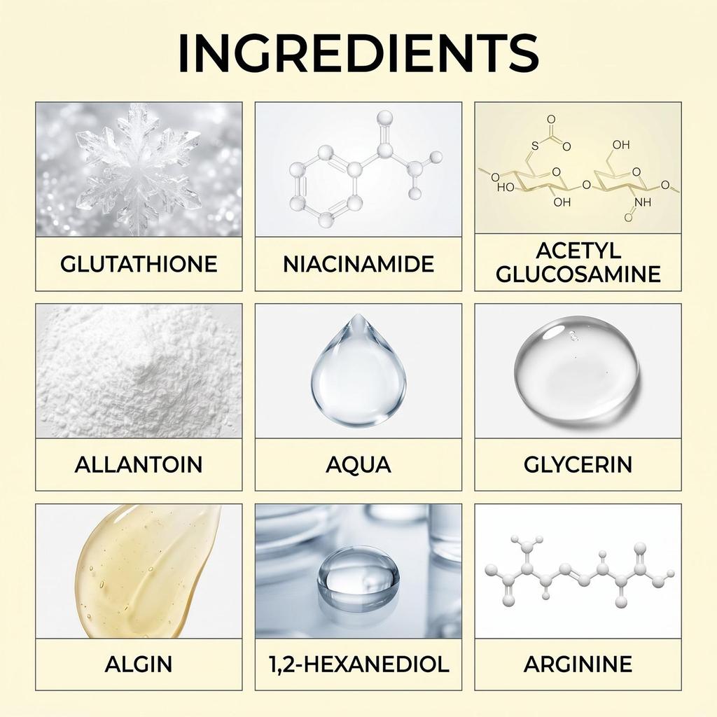 Glutathione essence patch moisturizing, brightening skin tone, obedient and translucent, daily nourishing 30pcs