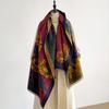 Women Winter Fashion Warm Imitation Cashmere Scarf Luxury Pashmina Blanket Thick Shawl Wrap Neckerchief Bufanda Echarpe Poncho