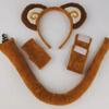 Cute Animal Ear Headband Hair Hoop Themed Party Supplies for Kids Adults Halloween Decorations Role Playing Party Props