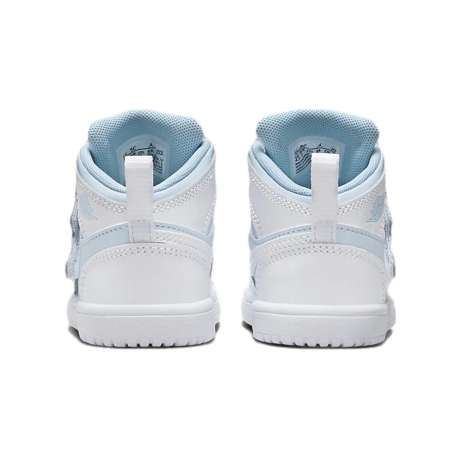 Air Jordan Sky Jordan 1 TD Blue Tint Baby Sneakers White Ice-Blue BQ7196-411