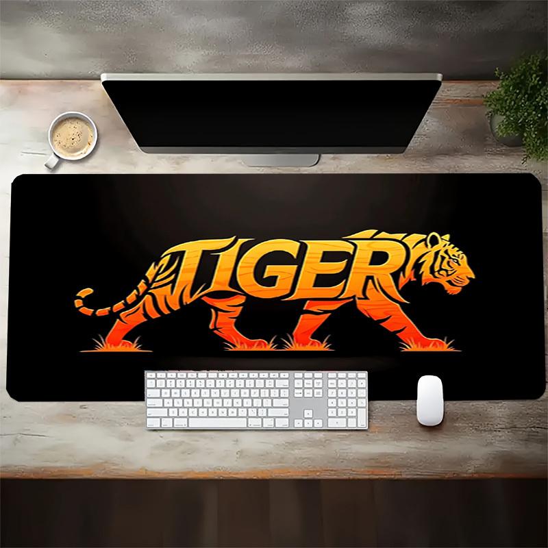 1pc Tiger Illustration Design Computer Pad Mouse Pads for Desk,Gamers and Office Use 020204
