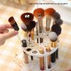 Makeup Brush Holder: Large Capacity Multi-Hole Drying & Display Stand