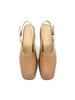 Nontheless Square Toe Slingback Taupe N-183/Tp