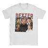 Oversized T Shirt Summer Dexter Morgan Movie Popular T Shirts Crime TV Drama 100 Cotton Tee Shirt for Man Y2K Short Sleeve Tops