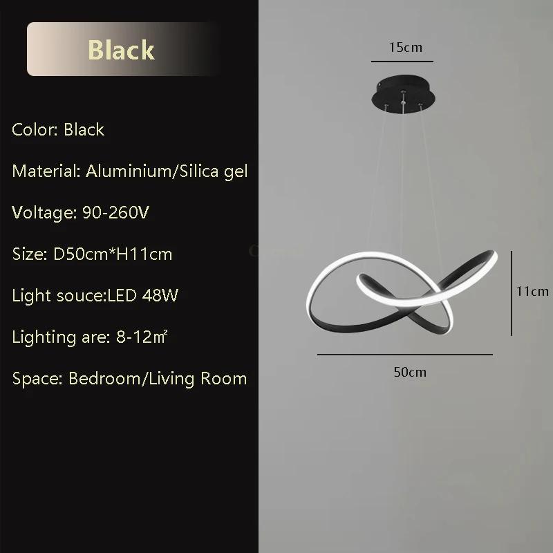 Modern LED Pendant Light For Living Room Dining Room Hall Bedroom Hotel Hanging Lamp Indoor Home Decor Lighting Fixture Luster