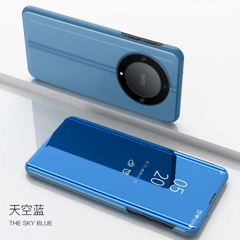 Чехол для Honor X9a с прозрачным зеркалом, откидной крышкой и подставкой, чехлы для телефонов Honor X9a HonorX9a X 9, 6,67 дюйма, бампер, противоударный, задняя крышка