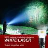 Powerful White Laser Flashlight 2000m Super Bright LED Flashlight Al Alloy Waterproof Zoom Torch Lamp USB Camping Lantern