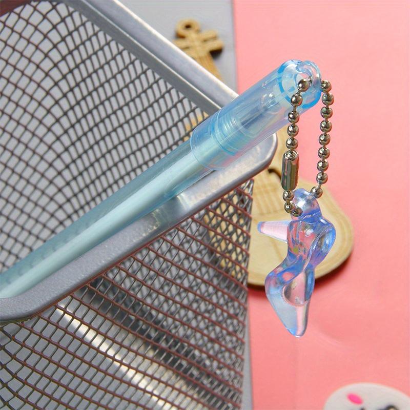 10 шт. 0,5 мм высококачественная имитация кристаллов в стиле туфель на высоком каблуке, подвеска-ручка, симпатичная канцелярская подвеска, гелевая ручка, креативная ручка на водной основе для девочек