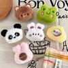 Cute Cartoon Animal Brooches Frog Bear Rabbit Panda Chick Plush Doll Personality Bag Lapel Pin Clothes Decorative Accessories
