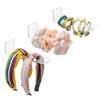 Clear Acrylic Wall Mounted Headband Storage Rack Minimalist Wall Display Shelf For Home Display Rack Hanger Holder Organizer