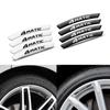 For AMG wheel eyebrow sticker 4 Uds Brabus cube sticker AMG tire embellishment for Mercedes Benz Brabus 4MATIC W212 W205 W463 A/B/C/E/S/G