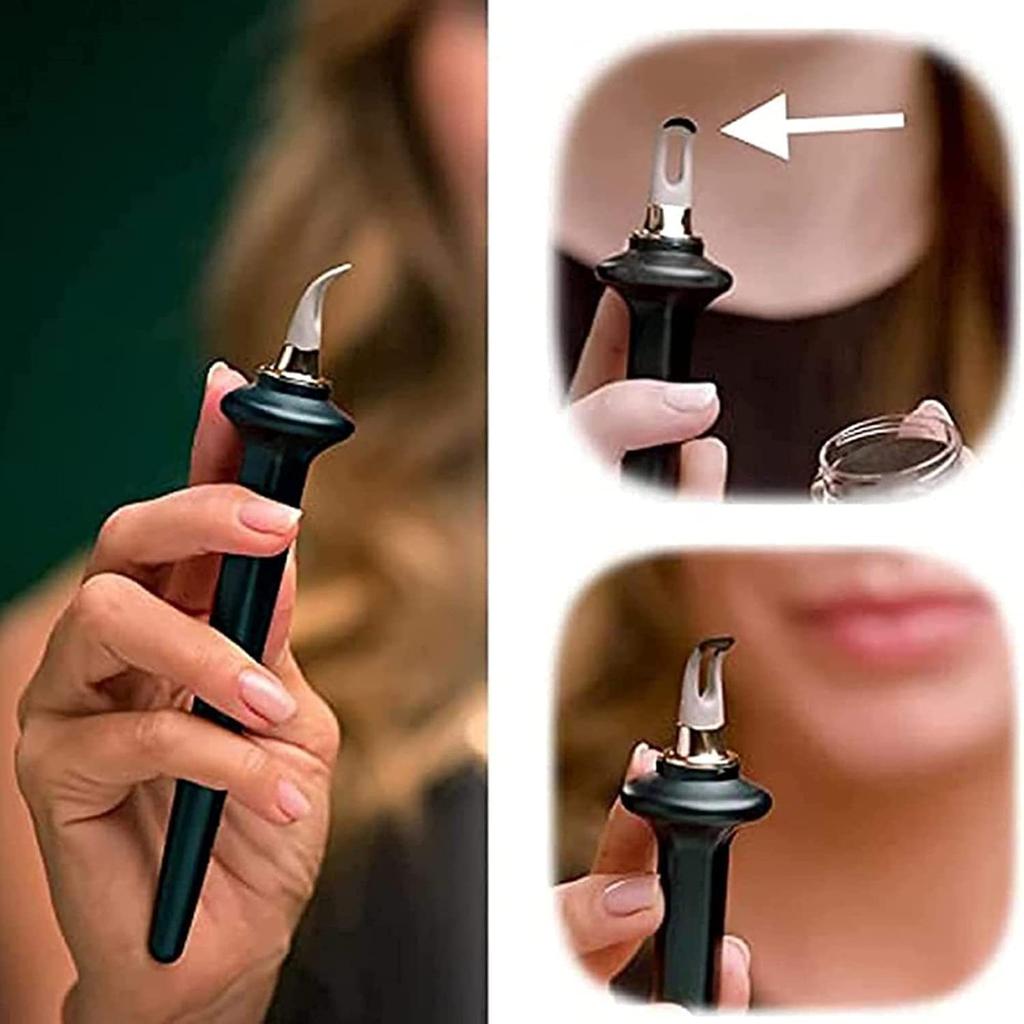 1Pc Reusable Silicone Eyeliner Brush Hyper Easy No-Skip Eyeliner Waterproof Makeup Tools